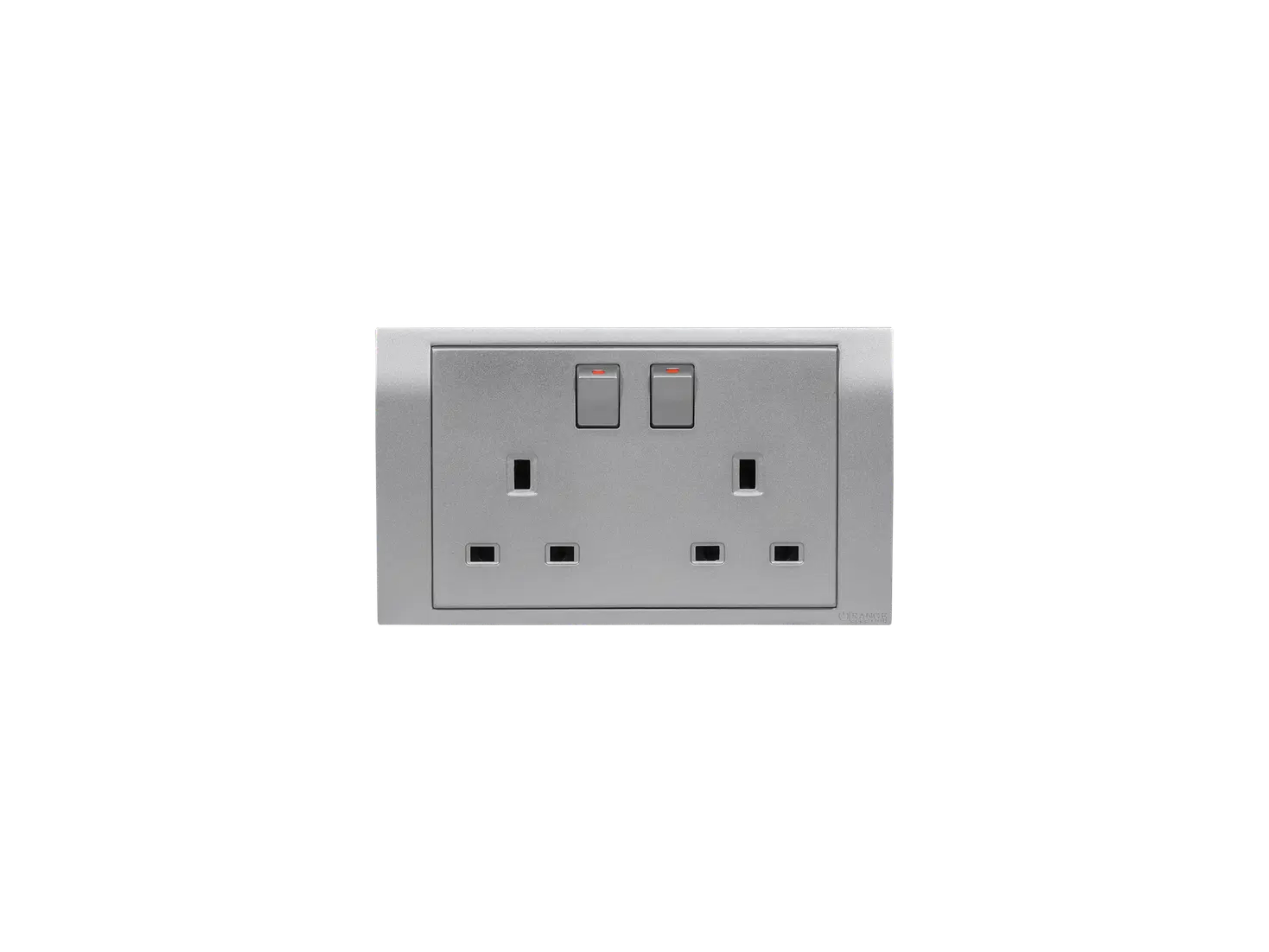 AKOYA TWIN SOCKET 13A SILVER